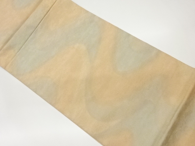 リサイクル　曲線模様織出し全通袋帯